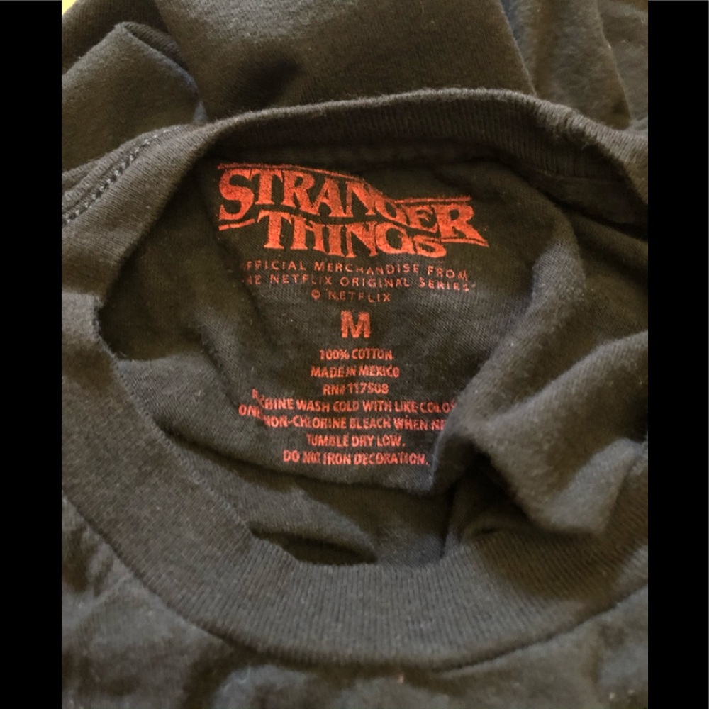 Stranger Things Upside Down tee shirt - Picture 3 of 3